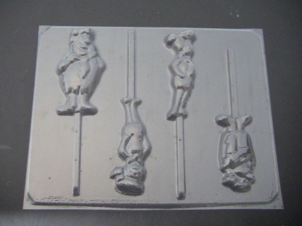 139sp Bedrock Bunch Chocolate or Hard Candy Lollipop Mold